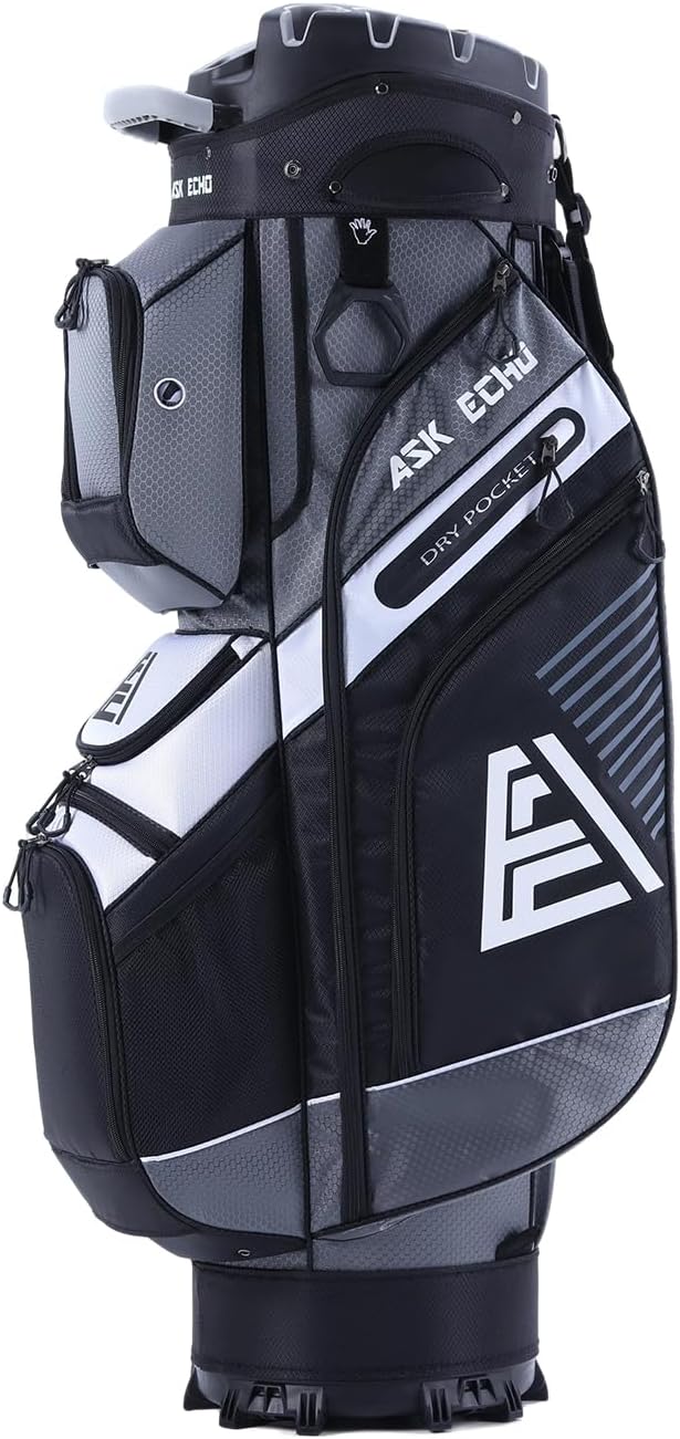Ask Echo Premium Cart Golf Bag - 14 Way Dividers