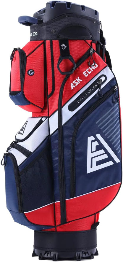 Ask Echo Premium Cart Golf Bag - 14 Way Dividers