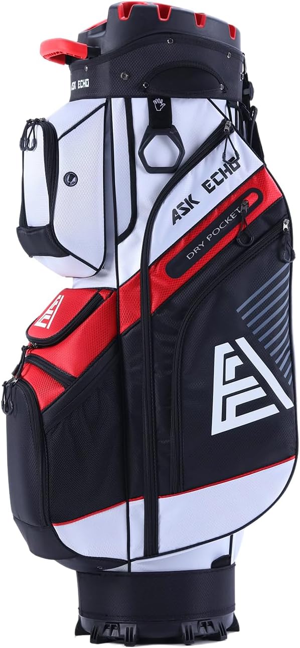 Ask Echo Premium Cart Golf Bag - 14 Way Dividers