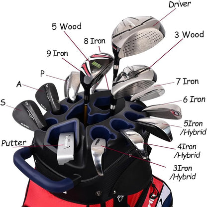 Ask Echo Premium Cart Golf Bag - 14 Way Dividers