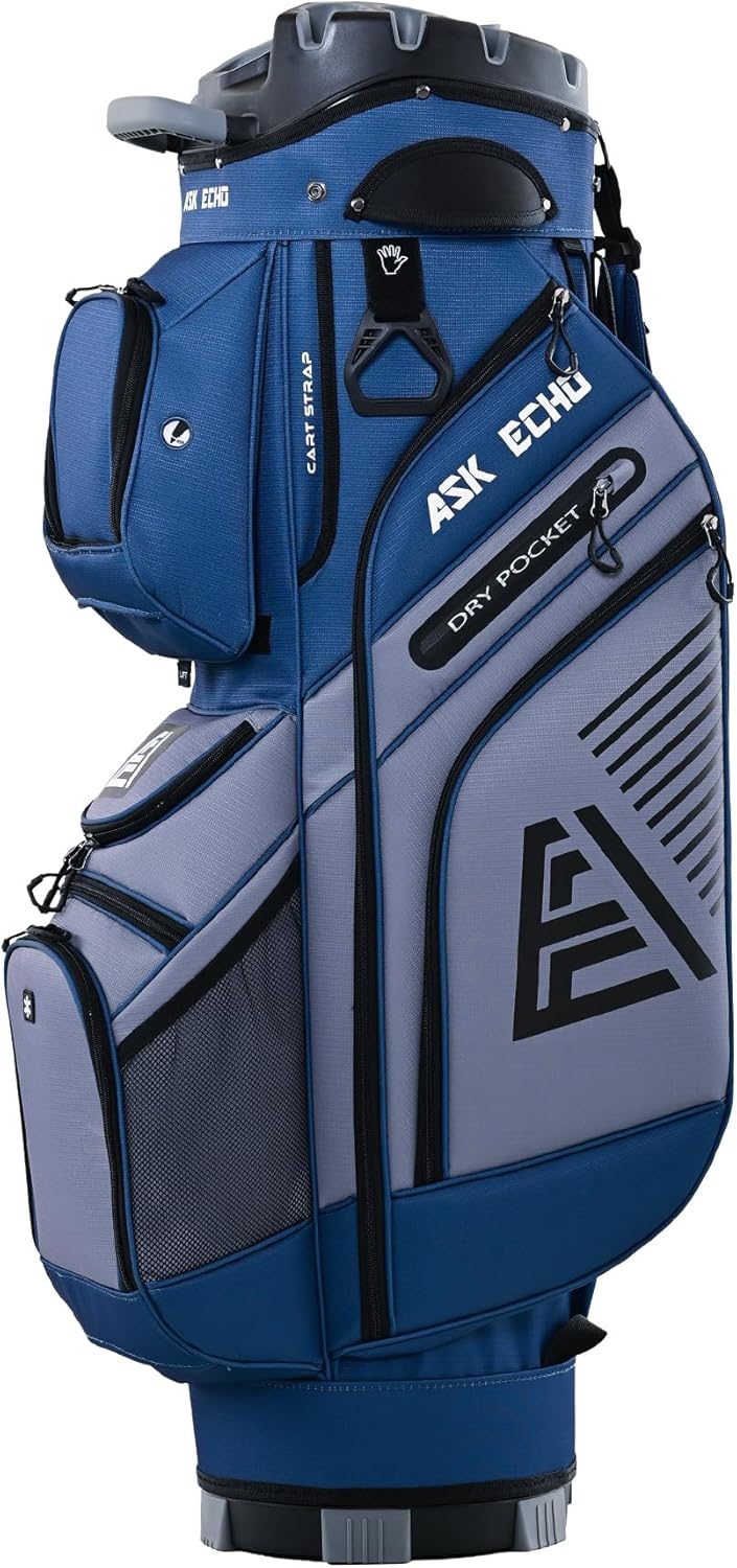 Ask Echo Premium Cart Golf Bag - 14 Way Dividers