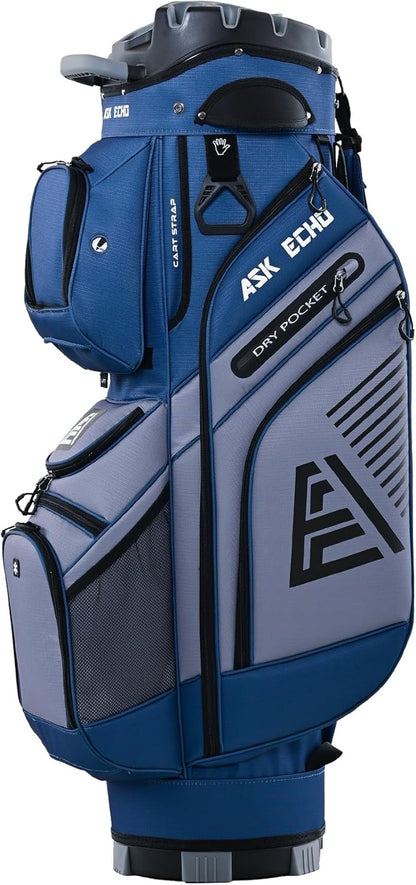 Ask Echo Premium Cart Golf Bag - 14 Way Dividers