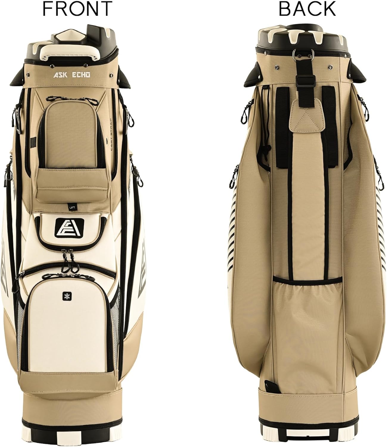 Ask Echo Premium Cart Golf Bag - 14 Way Dividers