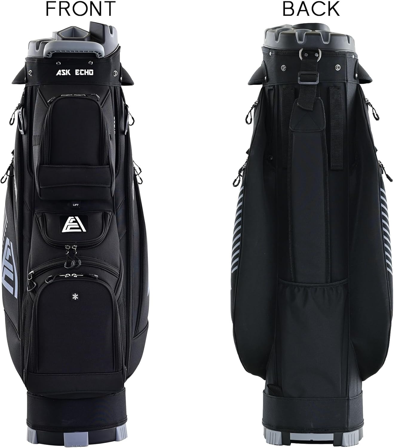 Ask Echo Premium Cart Golf Bag - 14 Way Dividers