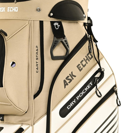 Ask Echo Premium Cart Golf Bag - 14 Way Dividers