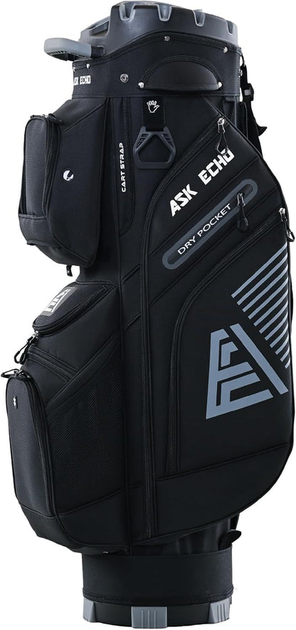 Ask Echo Premium Cart Golf Bag - 14 Way Dividers