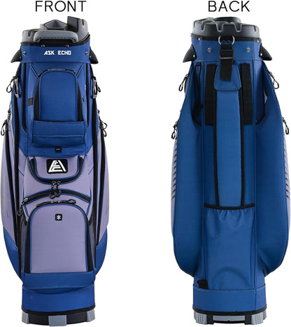 Ask Echo Premium Cart Golf Bag - 14 Way Dividers