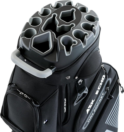 Ask Echo Premium Cart Golf Bag - 14 Way Dividers