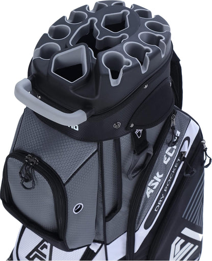Ask Echo Premium Cart Golf Bag - 14 Way Dividers