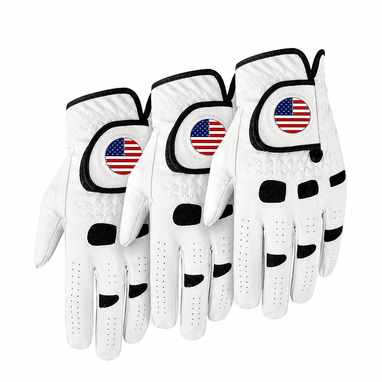 Memorial Day Bundle Glove - 3 Pack USA Ball Marker Golf Glove