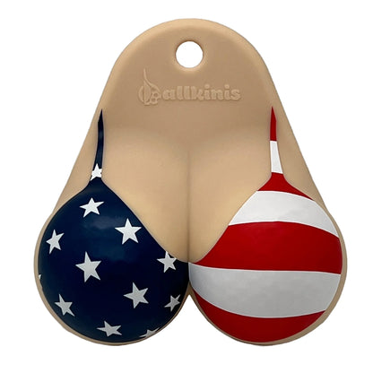 Ballkinis Top USA Bikini Funny Golf Ball Holder